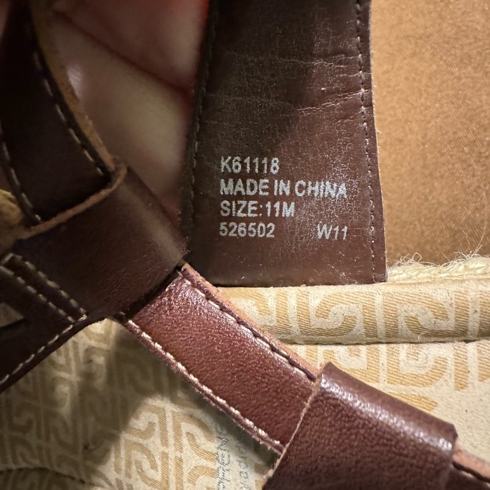 Rockport Brown Leather Wedges Size 11M - Picture 3 of 13